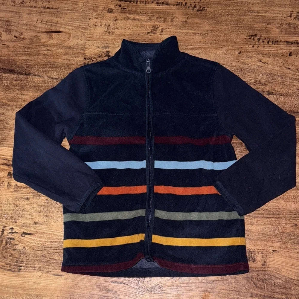 OshKosh B'gosh Navy Zip-Up Fleece